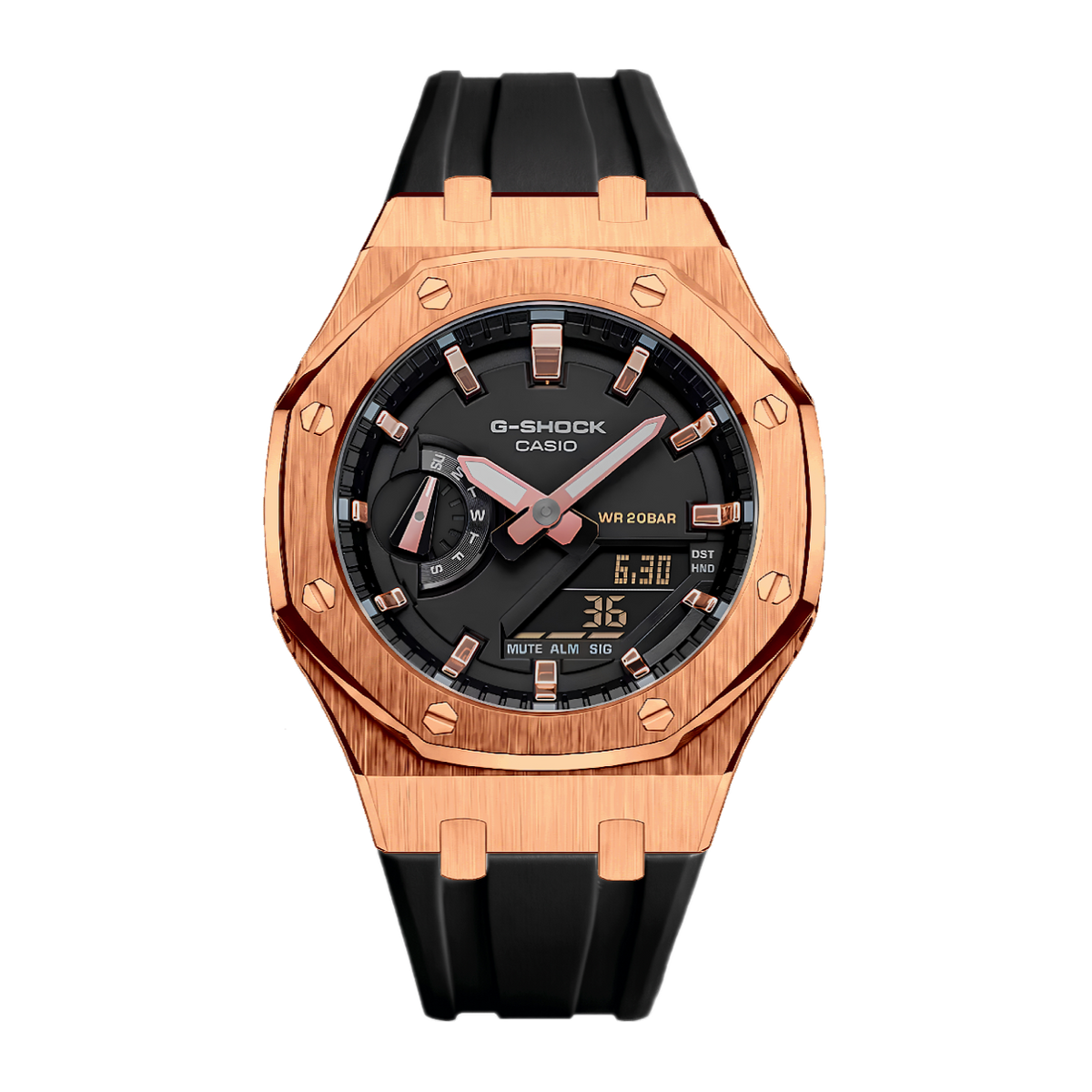 Black & RoseGold G-Shock Mod (42mm)