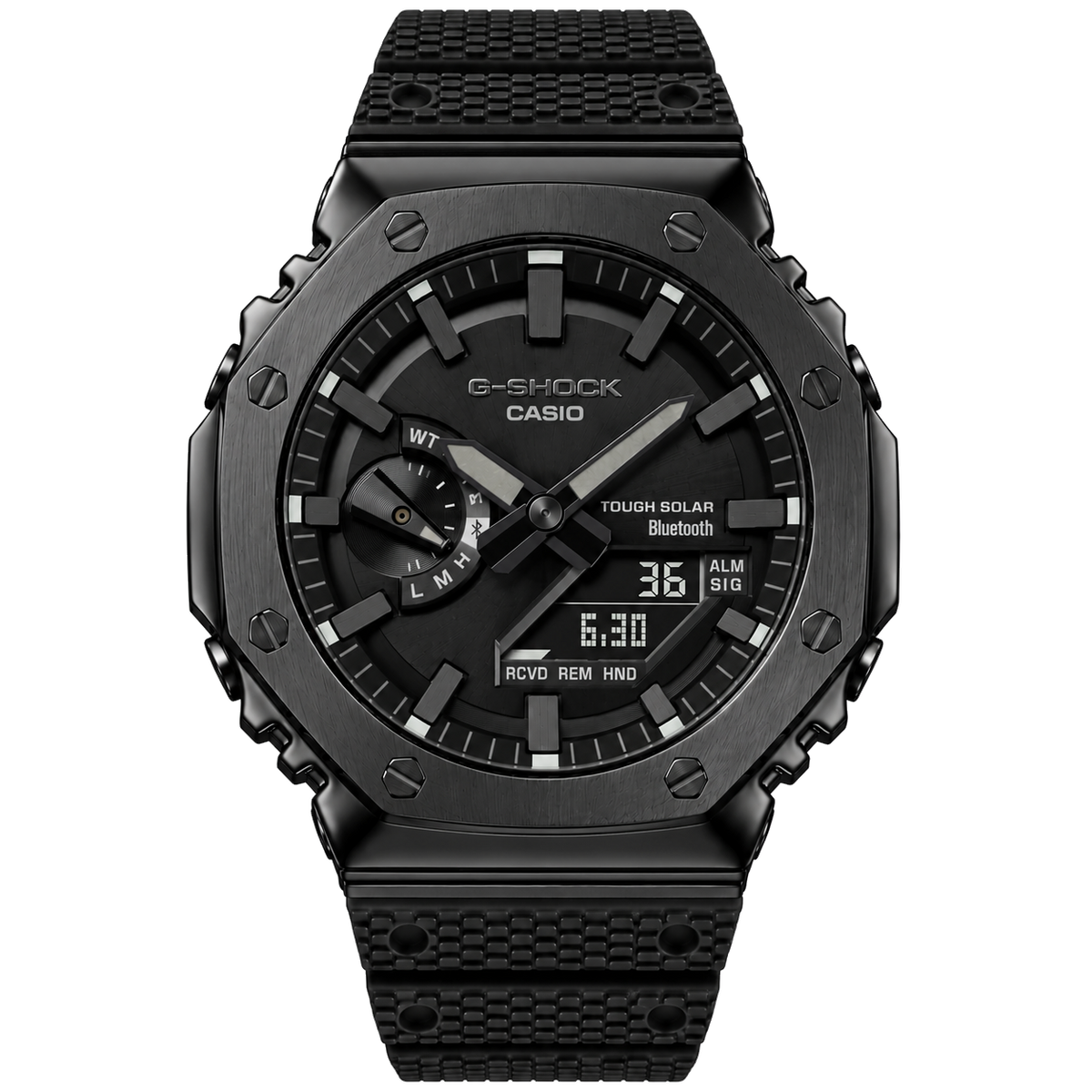 [Exclusive] Premium Black Steel Solar G-Shock Mod