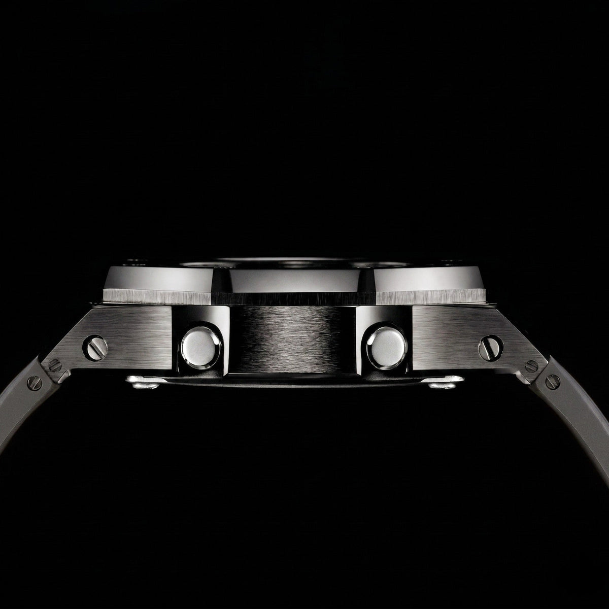 Premium Black & Silver Steel G-Shock Mod