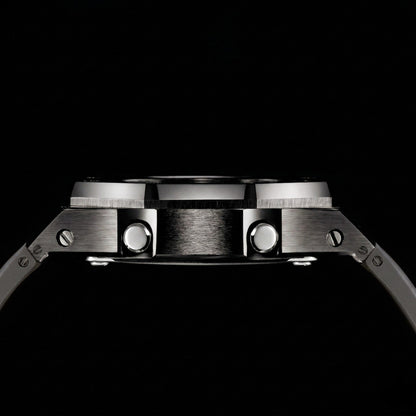 Premium Black & Silver Steel G-Shock Mod