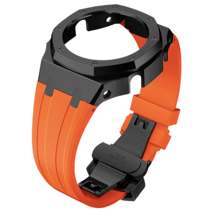 G-TUNE Black & Orange Bands for Watch Bands for Watch