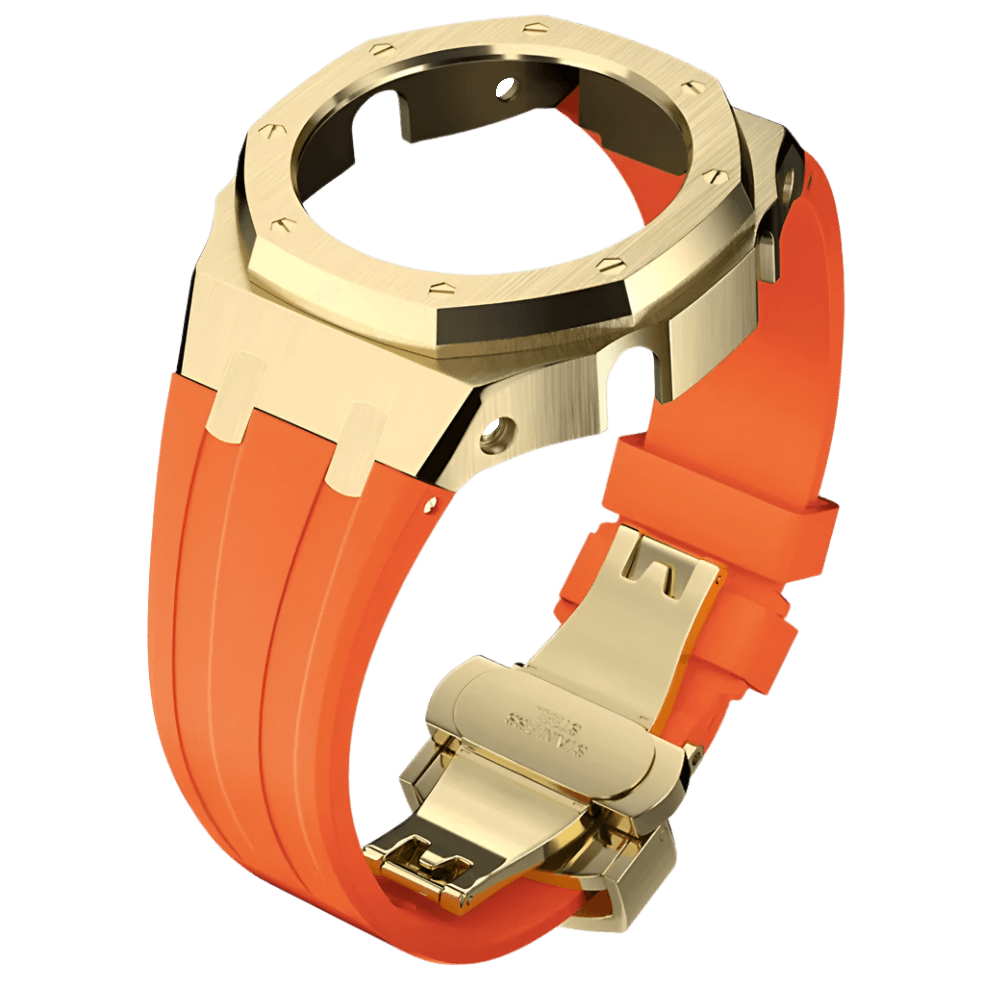 G-TUNE Gold & Orange Bands for Watch Bands for Watch