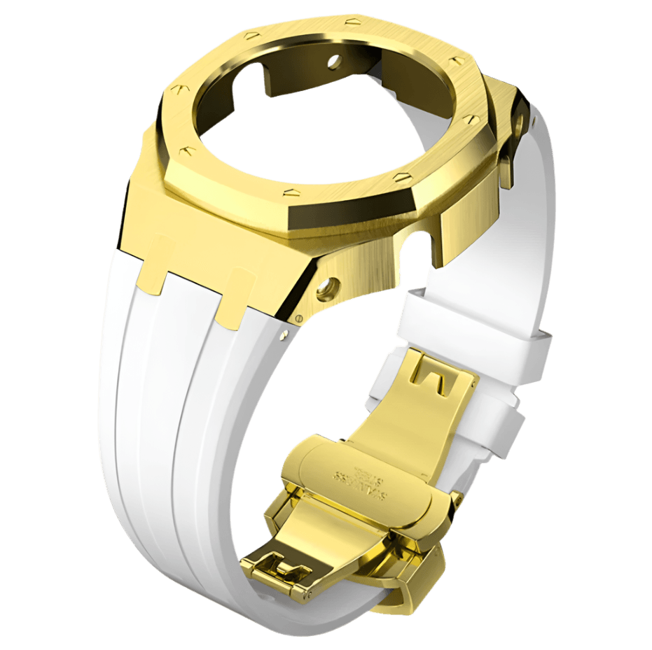 G-TUNE Gold & White Bands for Watch Bands for Watch