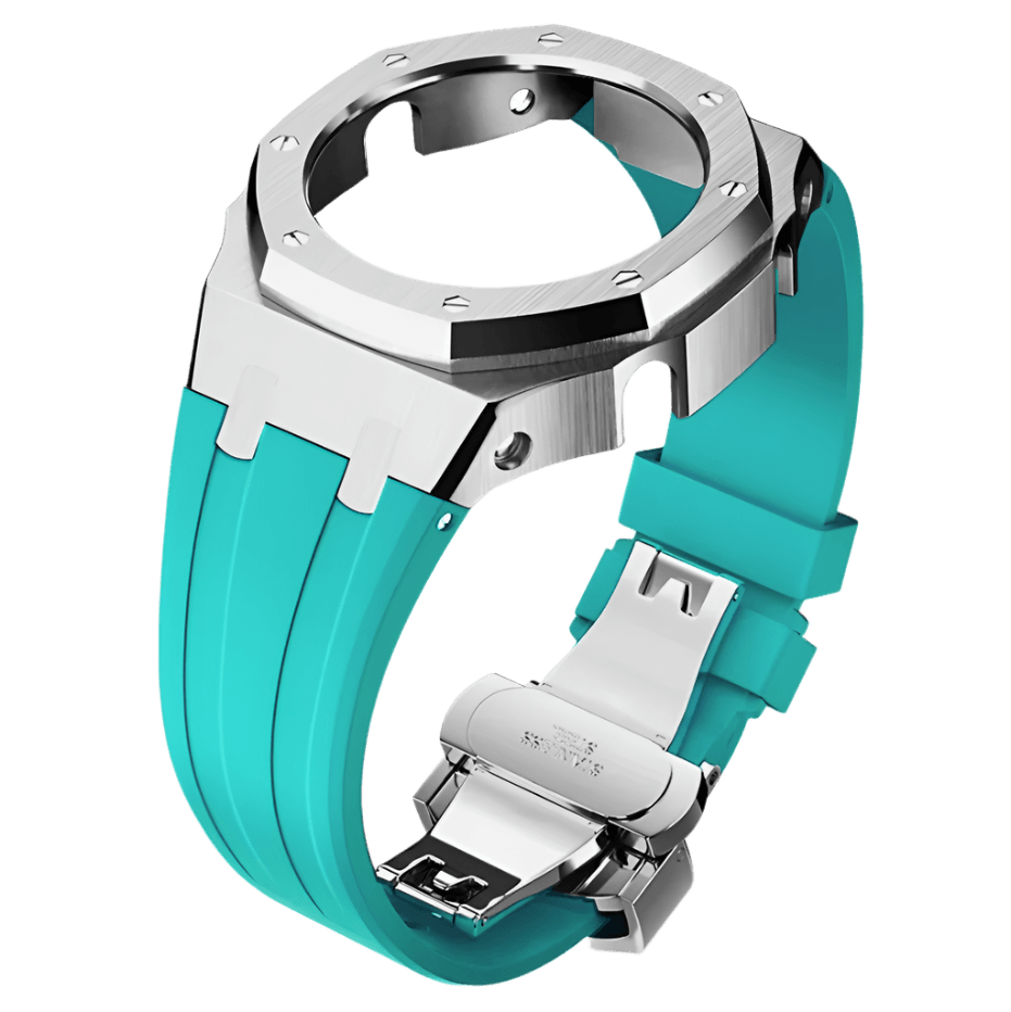 G-TUNE Silver & Blue3 Bands for Watch Bands for Watch