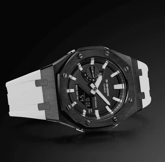 G-TUNE White & Black G-Shock Mod White & Black G-Shock Mod