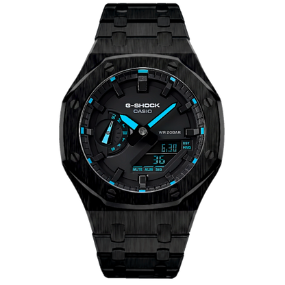 Blue & Black Steel G-Shock Mod