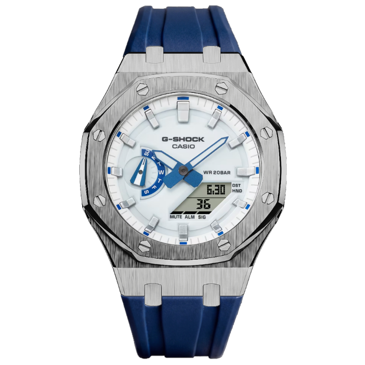 Blue & White G-Shock Mod
