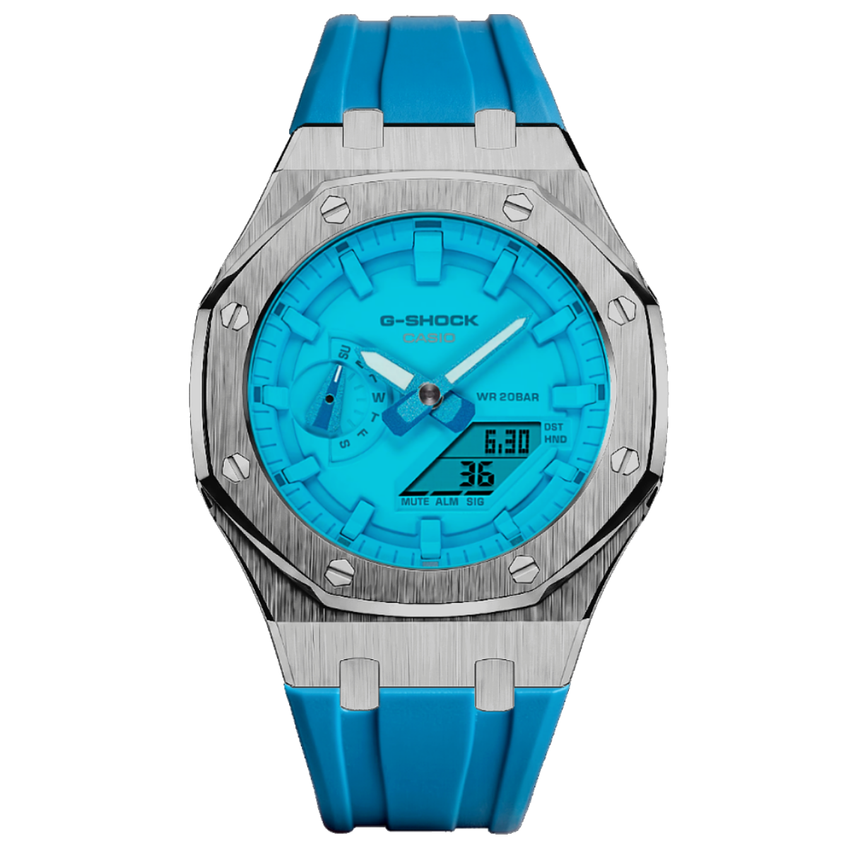 Blue & Silver G-Shock Mod
