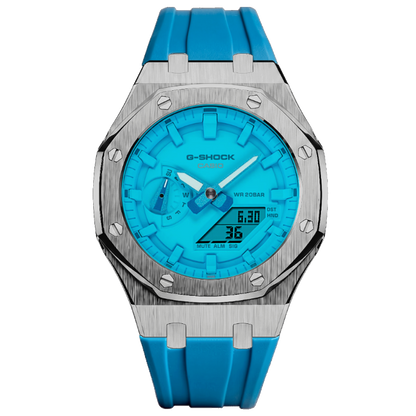 Blue & Silver G-Shock Mod