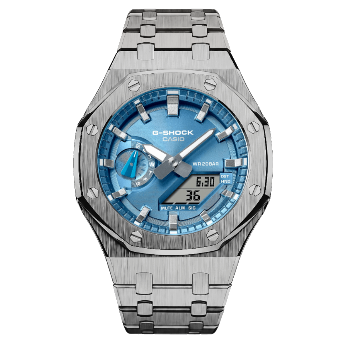 Blue & Silver G-Shock Mod