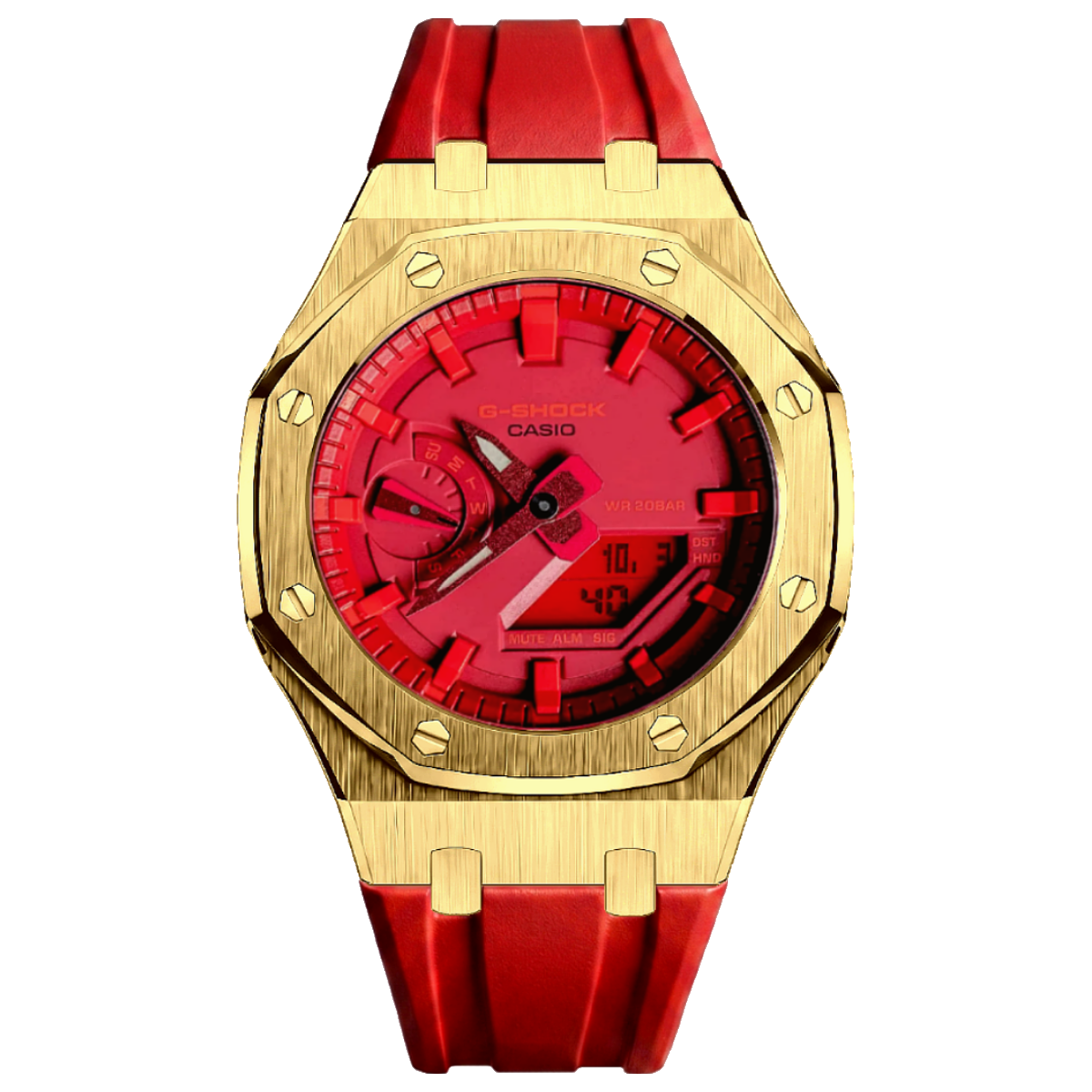 Red & Gold G-Shock Mod