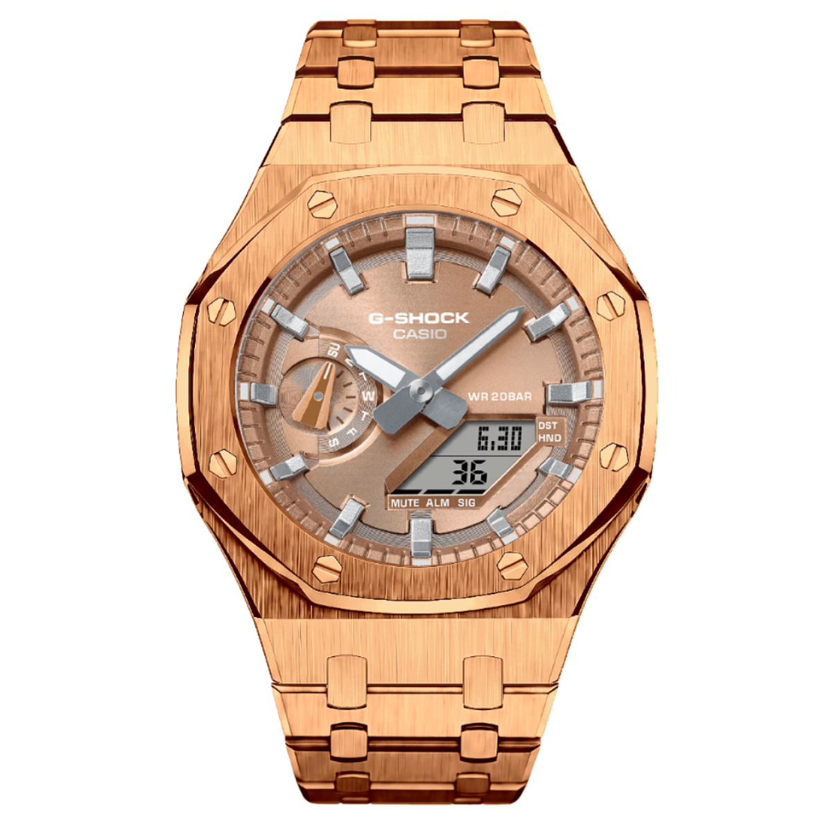 Full RoseGold G-Shock Mod