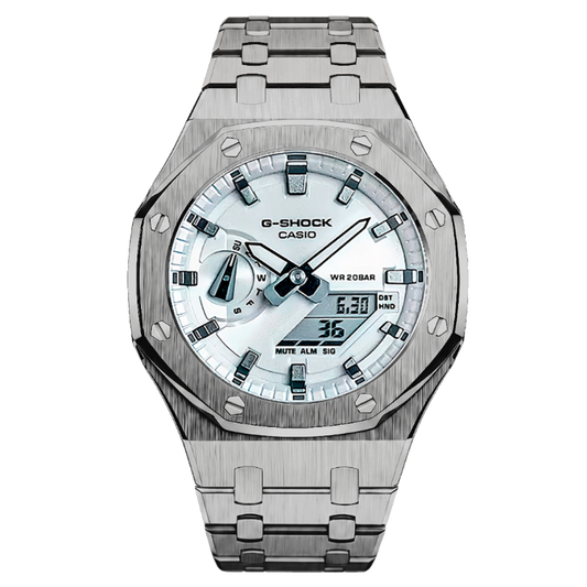 Special Edition Silver & White G-Shock Mod