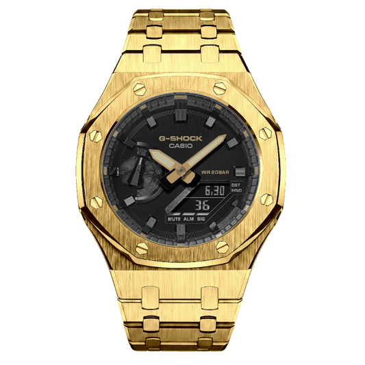 Premium Black & Gold G-Shock Mod