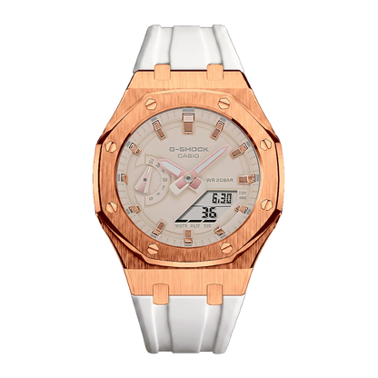 White & RoseGold G-Shock Mod (42mm)
