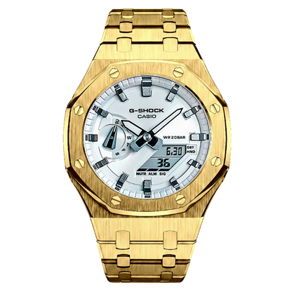 White & Gold G-Shock Mod
