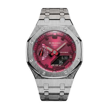 Special Edition Pink & Silver G-Shock Mod (42mm)